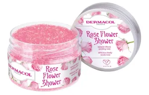 Dermacol Scrub corpo inebriante Rosa Flower Care (Delicious Body Scrub Rose) 200 g