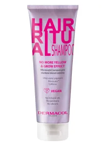 Dermacol Shampoo per tonalità bionde fredde Hair Ritual (No More Yellow & Grow Effect Shampoo) 250 ml