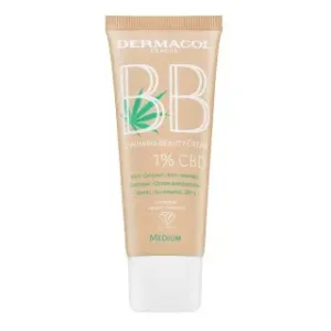 Dermacol BB Cannabis Beauty Cream crema BB per unificare il tono della pelle Medium 30 ml