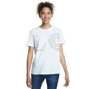 Desigual T-Shirt Paris 20Swtk29 White - Women