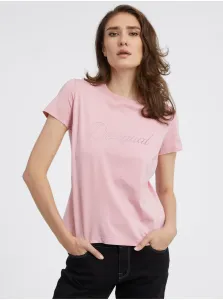 Light pink Desigual Maya Women's T-Shirt - Women #2546851