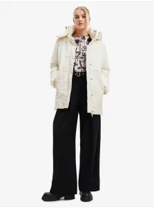 Desigual Tulip Cream Women's Winter Jacket - Women #2485177