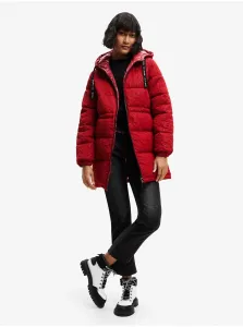 Red Desigual Kalmar Womens Winter Jacket - Ladies #2218441
