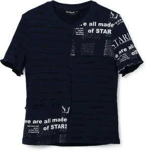 Desigual T-shirt da donna Lou Slim Fit 24SWTKA85001 L