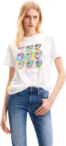 Desigual T-shirt da donna Rollings Regular Fit 24SWTK491000 L