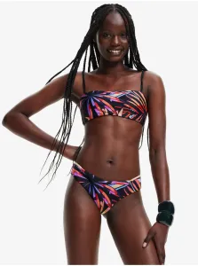 Black Womens Patterned Swimwear Upper Wall Desigual Playa - Women #2027899