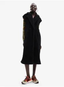 Black women's vest with wool Desigual Cameron - Ladies