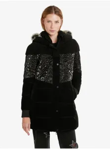 Black Women's Quilted Winter Coat Desigual - Women #2220449