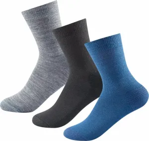 Devold Daily Merino Medium Sock 3 Pack Indigo Mix 36-40 Calze Outdoor