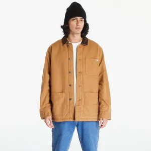 Dickies Duck High Pile Flce Line Chore Jacket Stone Washed Brown Duck #2775349