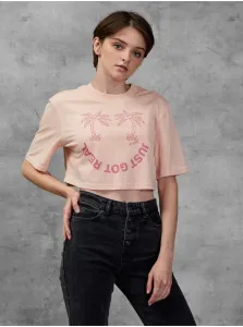 Apricot Women's Cropped T-Shirt Diesel - Women #902288
