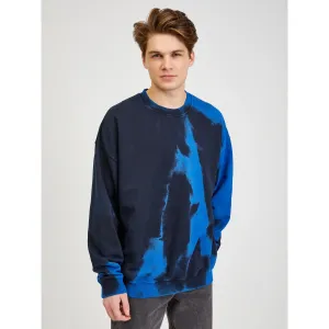 Dark Blue Mens Batik Sweatshirt Diesel - Men #1477865