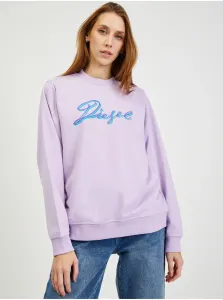 Light purple womens sweatshirt Diesel Felpa - Women