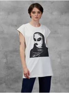 White Women's Elongated T-Shirt Diesel - Women #902333