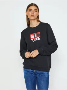 Black Womens Sweatshirt Diesel Angs - Women #927485