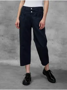 Dark Blue Women's Three-Quarter Pants Diesel - Women
