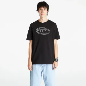Diesel T-Just-Bigoval Short Sleeve T-Shirt Black #2671506
