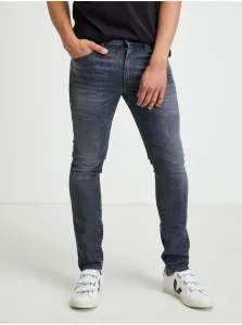 Grey Men's Skinny Fit Jeans Diesel Thommer - Men's