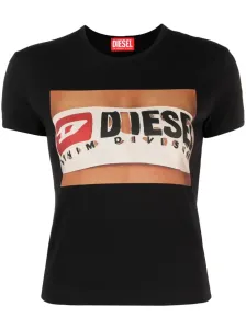 DIESEL - T-shirt In Cotone Con Logo #3099318