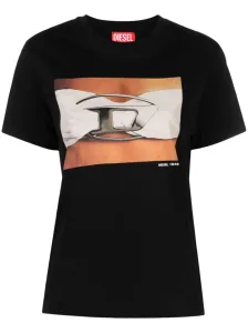 DIESEL - T-shirt In Cotone Stampata #3099250