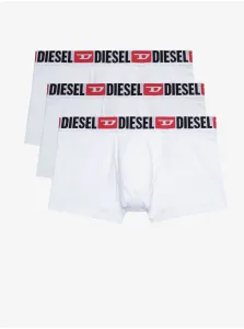 Set of three men's boxer shorts in white Diesel - Men's #234409