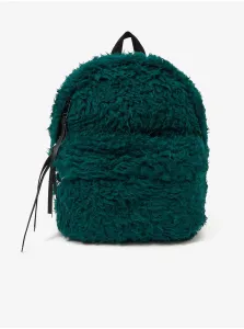 Green Women's Backpack Made of Artificial Fur Diesel - Women