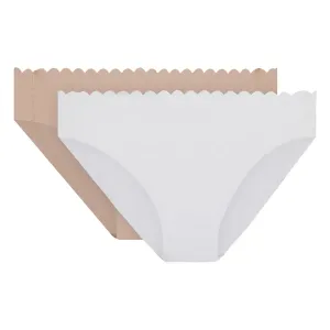 DIM BODY TOUCH COTTON SLIP 2x - Women's cotton panties 2 pcs - white - body #749388