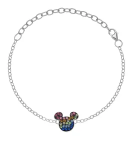 Disney Bracciale in argento giocoso Mickey Mouse BS00025SRML-S