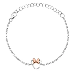 Disney Elegante bracciale bicolore in argento Minnie Mouse BS00027TL-55