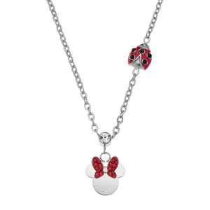 Disney Elegante collana in acciaio con pendenti Minnie Mouse N600605RRL-157.CS