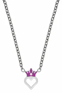 Disney Elegante collana in acciaio Princess N600626RWL-157.CS