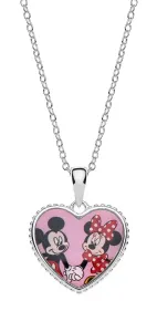 Disney RomanticCollana romantico in argento Minnie and Mickey Mouse (catena, ciondolo)