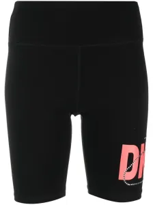 DKNY - Pantaloncino Da Ciclismo A Vita Alta Con Logo Con Strass #1698772