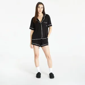 DKNY WMS Boxer Short Sleeve Pajamas Set Black #2737375