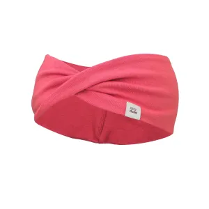 Junior Cotton DOKE Headband with Coral Crossing