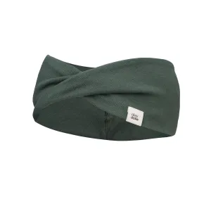 Junior Cotton DOKE Headband with Olive Crossing