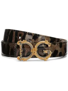 DOLCE & GABBANA - Cintura Dg Logo In Pelle #2392788