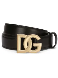 DOLCE & GABBANA - Cintura Dg Logo In Pelle #3085815
