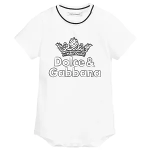 Dolce & Gabbana Baby Boys Body Suit White - WHITE 6/9M
