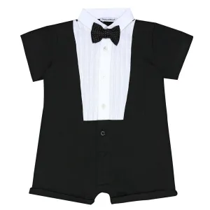 Dolce & Gabbana Baby Boys Tuxedo Playsuit Black - 3M BLACK