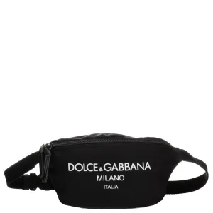 Dolce & Gabbana Kids Logo Belt Bag (22cm) Black - ONE SIZE BLACK