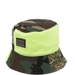 Dolce & Gabbana Boys Camouflage Bucket Hat Green - XL GREEN