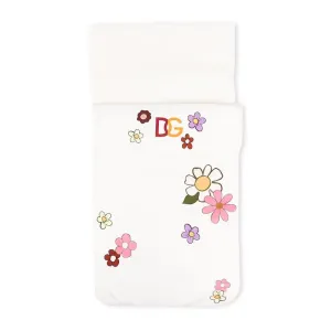 Dolce & Gabbana Kids Logo Print Sleeping Bag White - ONE SIZE WHITE
