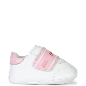 Dolce & Gabbana Baby Girls Strap Trainers White - EU17 WHITE