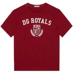 Dolce & Gabbana Boys DG Royals T-Shirt Red - RED 10Y