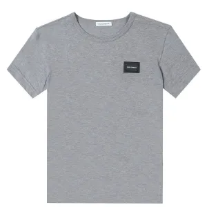 Dolce & Gabbana Boys Embossed Logo T-Shirt Grey - GREY 12Y