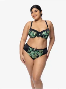 Green-black womens patterned bottom swimwear DORINA Kano - Women #2330289