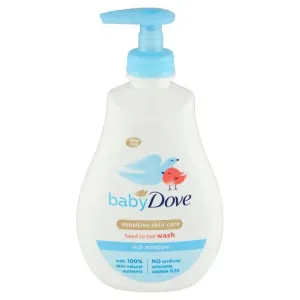 Dove Gel detergente per bambini per corpo e capelli Baby (Head To Toe Wash Rich Moisture) 400 ml