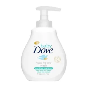 Dove Gel detergente per corpo e capelli baby (Head To Toe Wash Sensitive Moisture) 400 ml