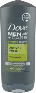 Dove Gel doccia rinfrescante per uomo Sport Active Fresh Men + Care (Body and Face Wash) 400 ml